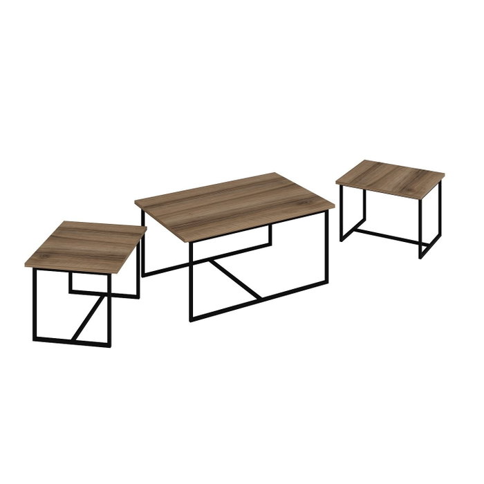 Hanah Home Levada - Walnut Mesas Nido